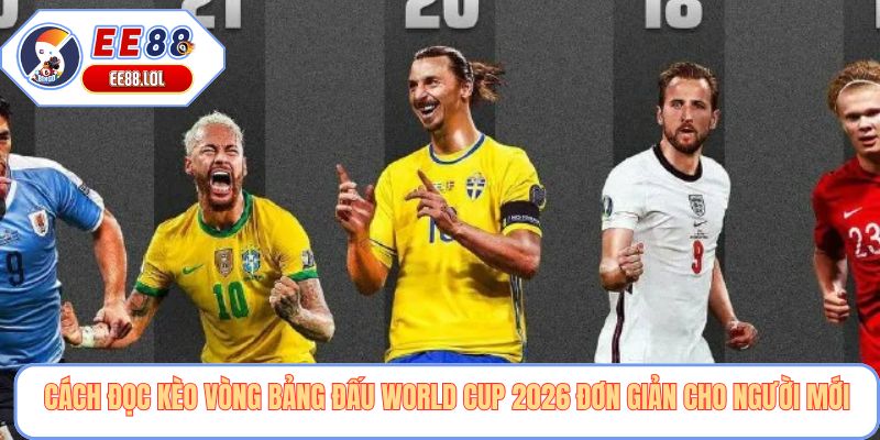Cách đọc kèo vòng bảng đấu world cup 2026 đơn giản cho người mới