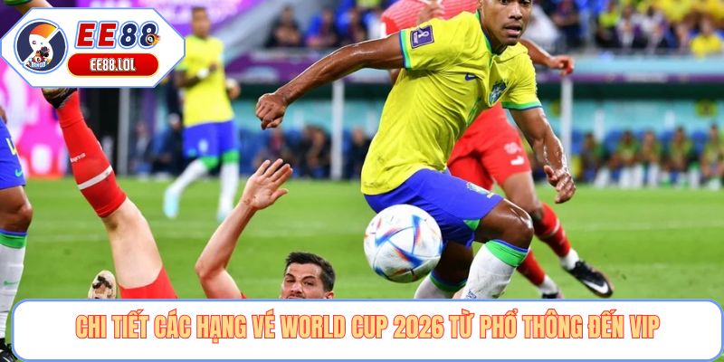 Chi tiết các hạng vé World Cup 2026 từ phổ thông đến VIP