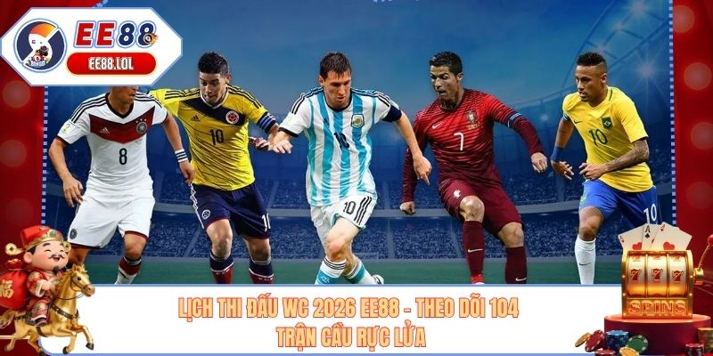 Lịch Thi Đấu WC 2026 EE88 - Theo Dõi 104 Trận Cầu Rực Lửa